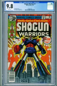 Shogun Warriors #1 CGC 9.8 1978 comic book 1st issue 3818687022