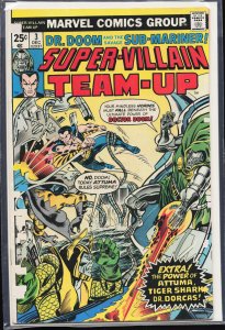 Super-Villain Team-Up #3 (1975) Namor the Sub-Mariner