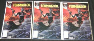 Now Comics TERMINATOR #1: SPECIAL COLLECTORS EDITION 3pc Comic Lot Grade VF-NM