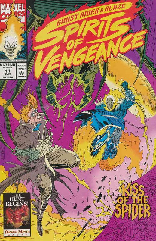 Ghost Rider/Blaze: Spirits of Vengeance #11 VF/NM Marvel - save on shipping - de