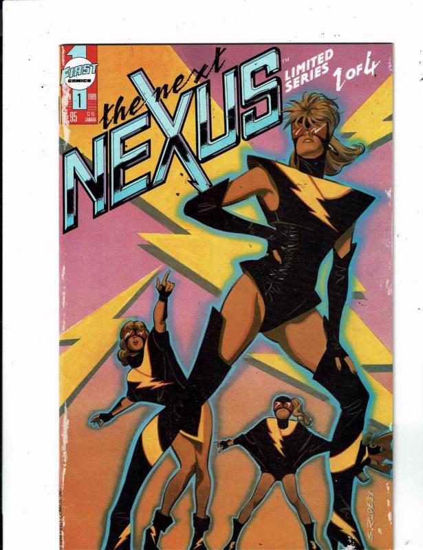 Lot of 4 The Next Nexus First Comic Books #1 2 3 4 WT18