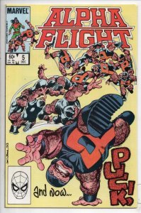ALPHA FLIGHT #5 VF/NM, Puck, John Byrne, 1983, more in store