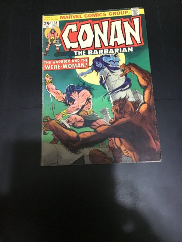 Conan the Barbarian #38 (1974) 1st Lilitu Were-Woman! High-Grade! VF/NM Wow!