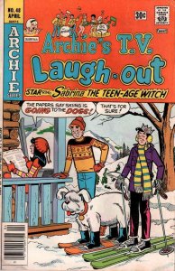 Archie's TV Laugh-Out #48 POOR ; Archie | low grade comic April 1977 Sabrina