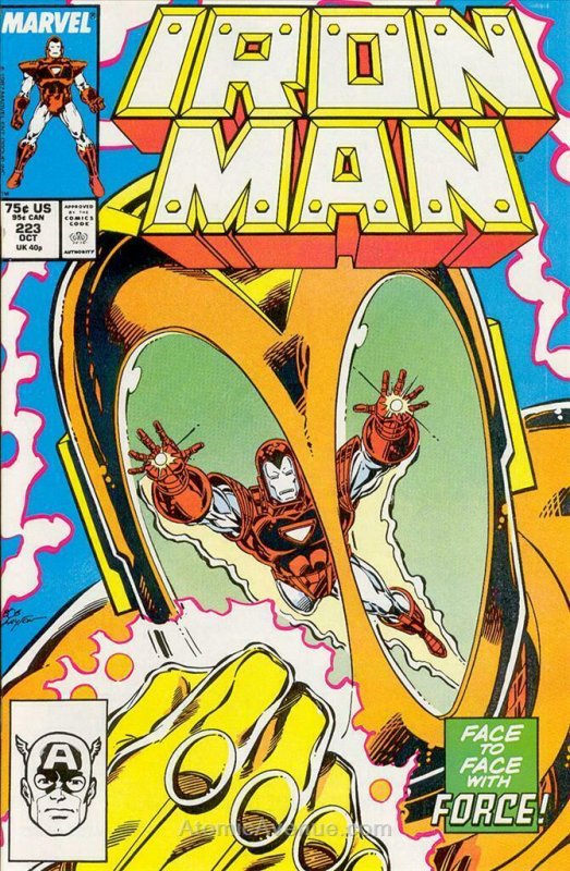 Iron Man (1st Series) #223 VF/NM; Marvel | save on shipping - details inside