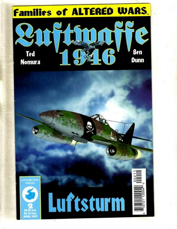 Lot Of 10 Luftwaffe 1946 Antarctic Press Comic Books # 1 2 3 4 5 6 7 8 9 10 FM8