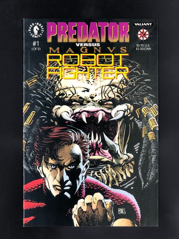 Predator vs. Magnus Robot Fighter #1 (1992) Barry Windsor-Smith Cover