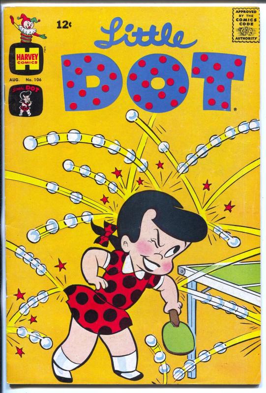 Little Dot #106 1966-ping pong cover-classic humor-VF