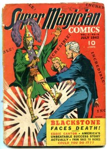 Super Magician #6 1942- Eddie Cantor- BLACKSTONE -incomplete.