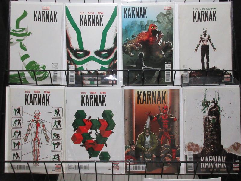 Karnak (Marvel 2015) #1-4, 6 Warren Ellis Writes the Inhuman SHIELD Teamup!