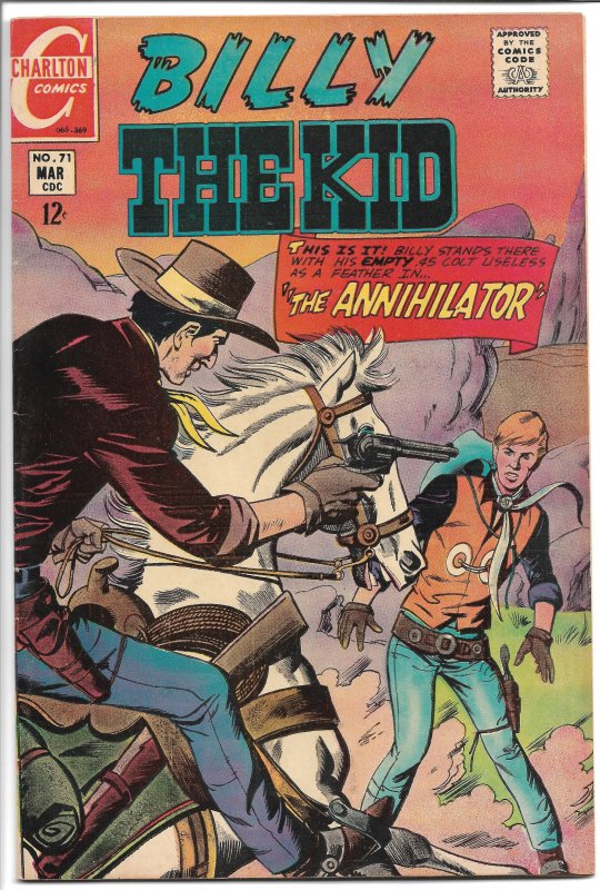 Billy The Kid 71 - Silver Age - March, 1969 (VF)