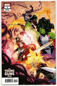 War Of The Realms #1 Dauterman Wraparound Young Guns Variant (Marvel, 2019) NM