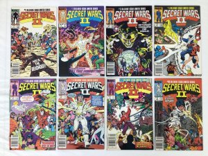 SECRET WARS II #1-9 nine issue limited series + 8 key CROSS-OVER comics