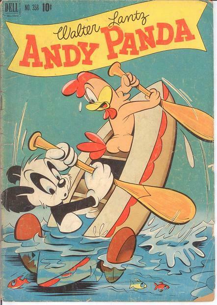 ANDY PANDA (1943-1962 DELL) F.C. 358 VG- COMICS BOOK