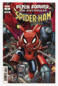 Spider-Ham #1 Art Adams Variant Zeb Wells 1st Black Colt NM