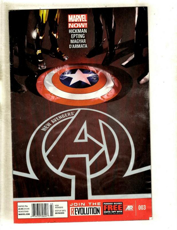 10 Marvel Comic Books New Avengers # 3 6 8 10 11 20 16.1 20 23 Annual # 1 MF22