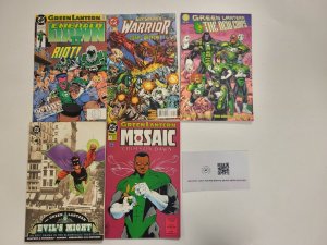 5 DC Comics #1 1 3 5 Green Lantern Mosaic + #35 Guy Garner Warrior 20 TJ5