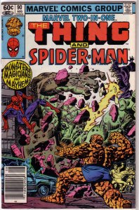 Marvel Two-in-One   vol. 1   # 90 VG Thing, Spider-Man