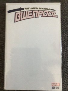 Gwenpool #1 Blank Variant