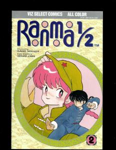 Lot of 12 Ranma Comic Books 1/2 #1 2 3 5 6 + Ranma Part 2 #1 3 4 5 6 7 8 JF20