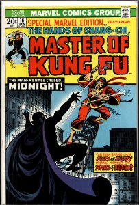 Special Marvel edition #16 (1974) Master of Kung Fu / Shang-Chi [Key Issue]