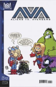 ?? [4 Pack] Aliens Vs Avengers #1 Brooks Christopher Venom PRESALE 8/28