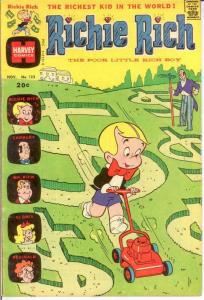 RICHIE RICH  (1960-1991) 123 VG-F Nov. 1973 COMICS BOOK