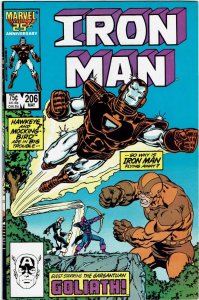 Iron Man #206 (1968 v1) Denny O'Neil Mockingbird VF+