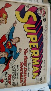 Superman #115 (DC,Aug 1957) Condition VG