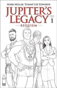 Jupiter's Legacy: Requiem 1-C Frank Quitely Black & White Cover VF/NM