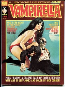 Vampirella #32 1974-Warren-Vampi cover-horror-mystery stories-color insert-FN/VF