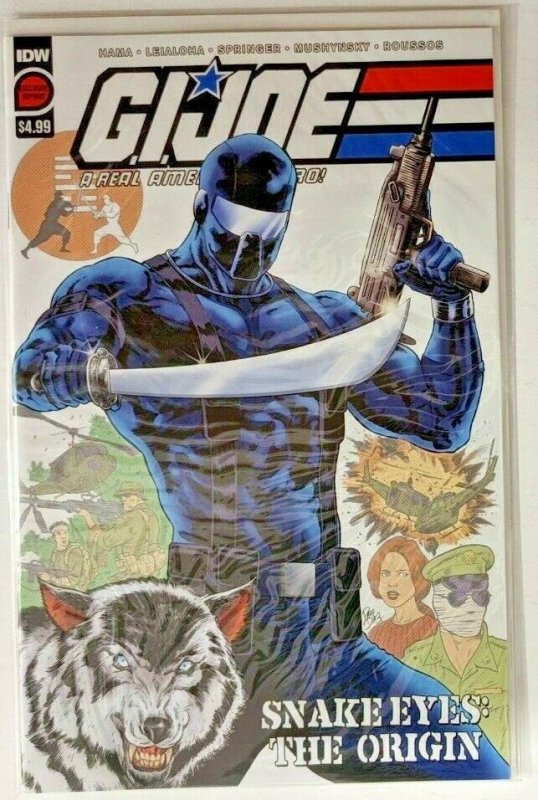 *GI Joe Snake Eyes Reprint Regular and Red Variant Covers (2 books)