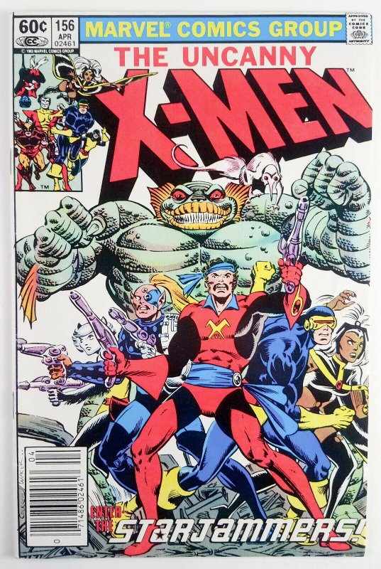 The Uncanny X-Men #156 - Starjammers Appearance - Newsstand - NM - Marvel 1982