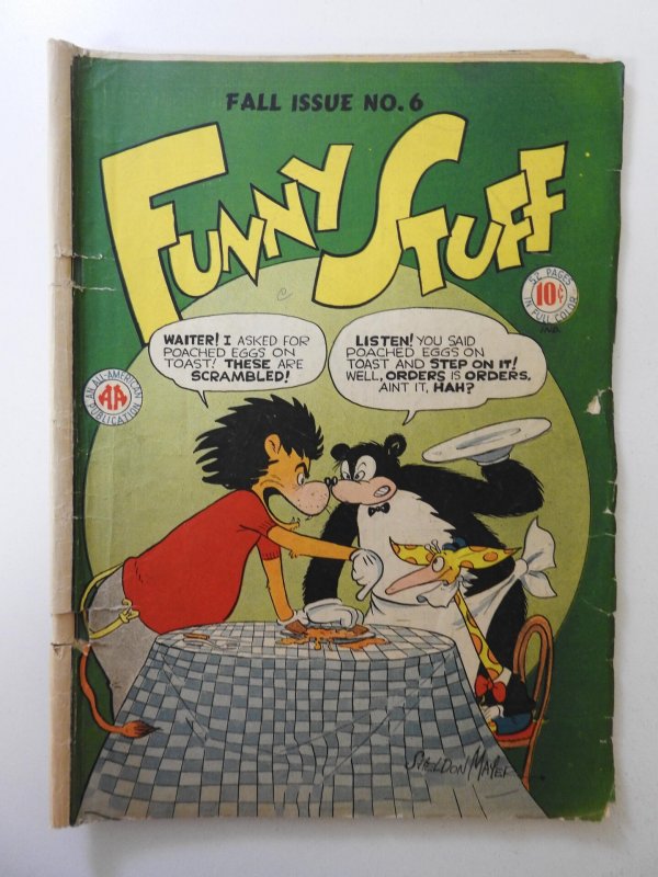 Funny Stuff #6 (1945) VG- Condition!