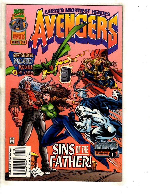 Lot Of 7 Avengers Marvel Comic Books # 1 2 3 + Forever # 1 11 12 + # 401 JD2