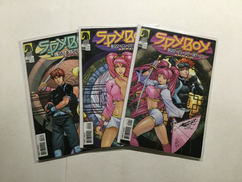 Spyboy The Manga Affair 13.1-13.3 Lot Run Set Near Mint Nm Dark Horse