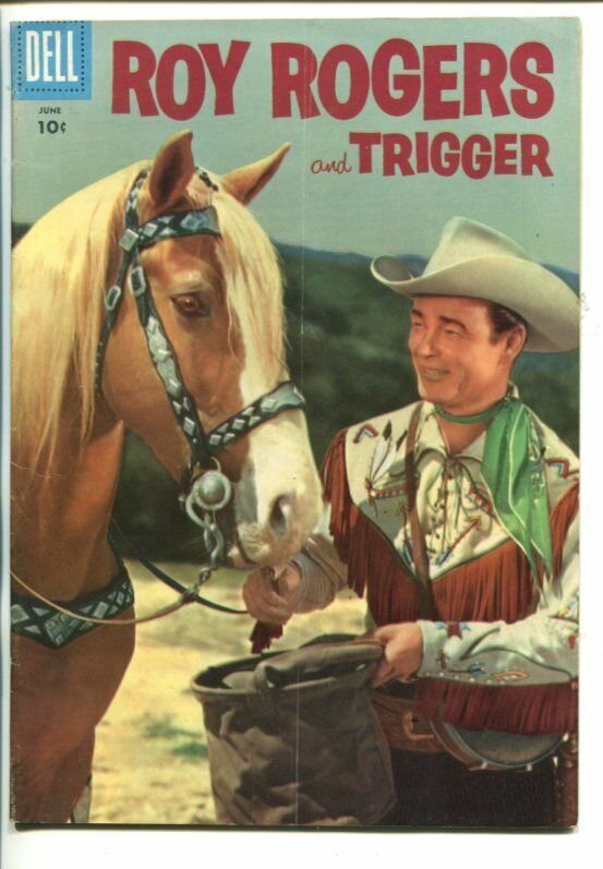 ROY ROGERS #102-1956- PHOTO COVER-KING OF THE COWBOYS--vg