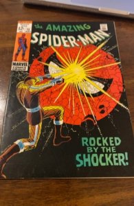 The Amazing Spider-Man #72 (1969)rocked by the shocker see dedcriot