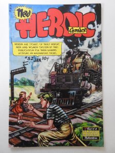 New Heroic Comics #52  (1949) River Rescue! Sharp VG/Fine Condition!