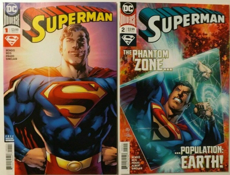 Superman #1-2 (Bendis Reis Prado Sinclair)