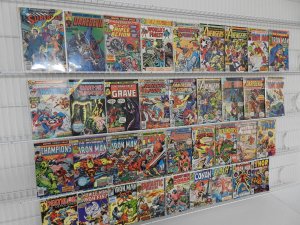 Lot of 36 Low grade Bronze comics W/ Thor, FF, Iron Man, +More! Avg VG- Cond