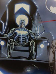 Justice League Darkseid War Batman 1 NM- Signed by Peter Tomasi