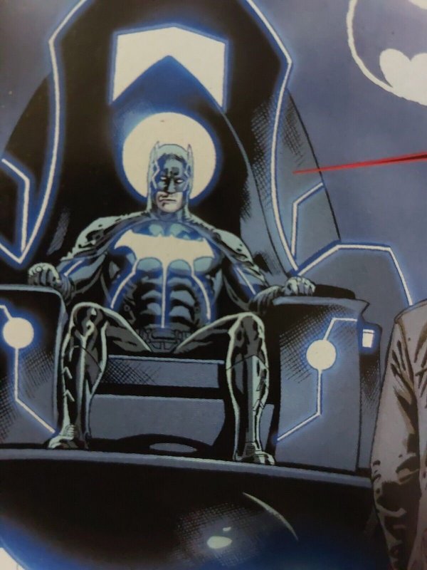 Justice League Darkseid War Batman 1 NM- Signed by Peter Tomasi