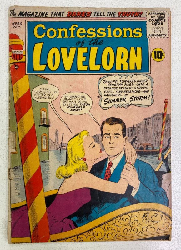 Confessions of the Lovelorn #66 ACG 4.0 VG (1955)