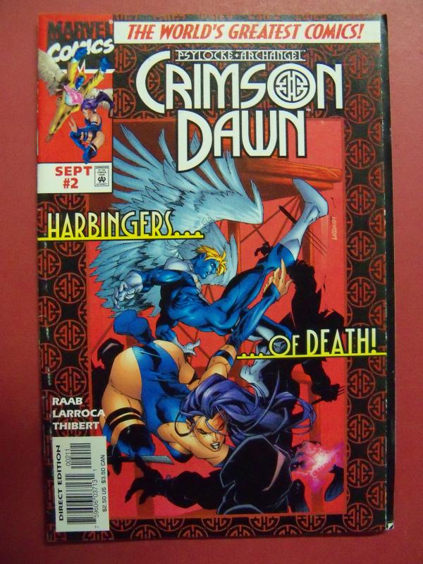 PSYLOCKE & ARCHANGEL CRIMSON DAWN #2  (9.0 to 9.2 or better)  MARVEL COMICS