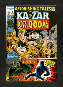 Astonishing Tales #7 Ka-Zar Doctor Doom!