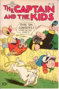 CAPTAIN & THE KIDS (1947-1955 UF) 23 F-VF 1951 COMICS BOOK