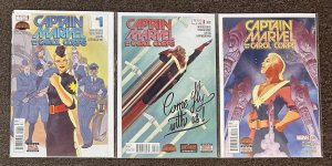 Captain Marvel And The Carol Corps #1,2,3 Secret Wars NM Lot 2015
