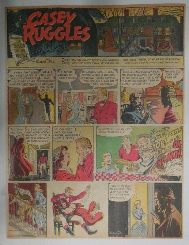 29/31 Casey Ruggles  by Warren Tufts from #1 First Year! 1949 Tabloid 11 x 15 in