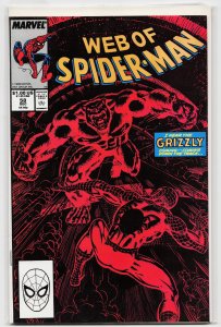 Web of Spider-Man #58 (1989) Spider-Man
